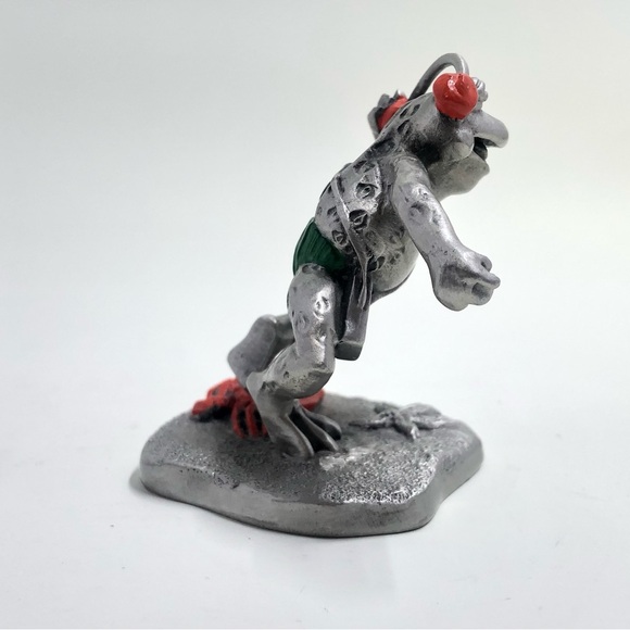 Hudson Fine Pewter Dancing Frog with Headphones Figurine #3427 From 1984 - Picture 4 of 8